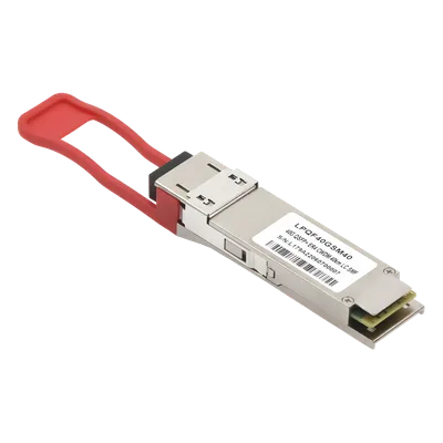 Transceptor Óptico QSFP+ / 40 Gbps / Monomodo 1310 nm / Alcance 40 km / LC/UPC Dúplex / DDM