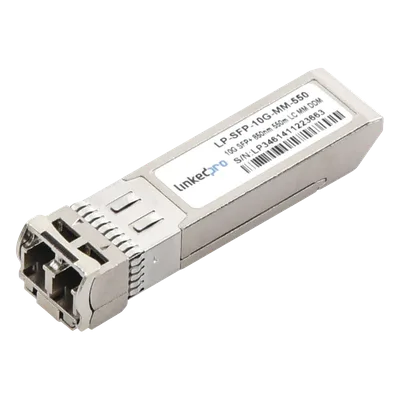 Transceptor Óptico SFP+ / Multimodo 850 nm / 10 Gbps / 10GBASE-SR / LC/UPC Dúplex / DDM / 550 m (1804.5 ft)