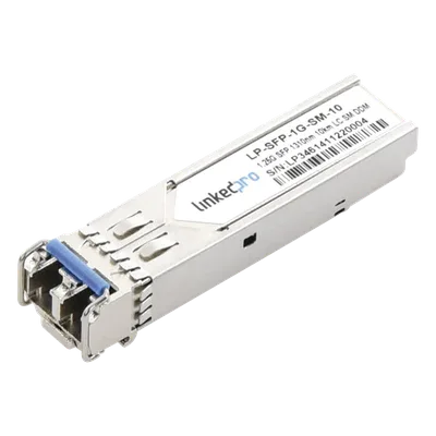 Transceptor Óptico SFP / Monomodo 1310 nm / 1.25 Gbps / 1000BASE-LX / LC/UPC Dúplex / DDM / 10 km (6.2 mi)