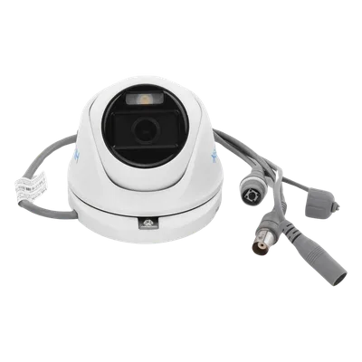 Cámara Turret TURBOHD / 2 Megapixel / Color 24/7 / Luz Blanca 20 m (65.6 ft) / Ángulo 102° / Micrófono Integrado / IP66
