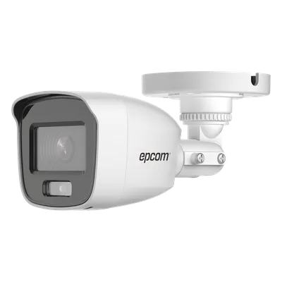 Cámara Bala TURBOHD / 2 Megapixel / Color 24/7 / Luz Blanca 20 m (65.6 ft) / Micrófono Integrado / IP66 / Metal