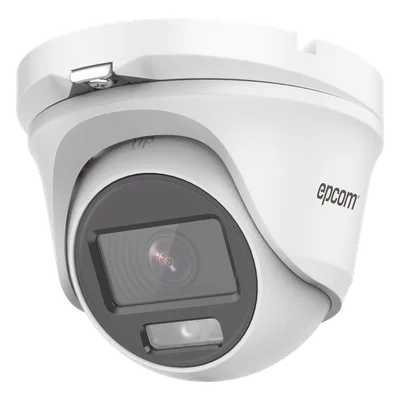 Cámara Turret TURBOHD / 2 Megapixel 1080p / Color 24/7 / Luz Blanca 20 m (65.6 ft) / Ángulo 105° / Audio Integrado / IP66 / 4 Tecnologías Seleccionables