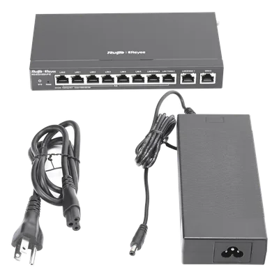 Router Balanceador SD-WAN / 1.5 Gbps / 350 Usuarios / 8 Puertos Gigabit PoE+ 110W / 4 WAN / Gestión en Nube