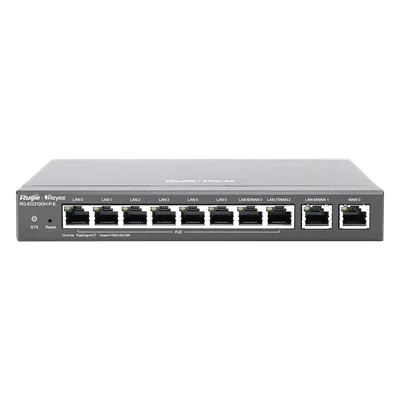 Router Balanceador SD-WAN / 1.5 Gbps / 350 Usuarios / 8 Puertos Gigabit PoE+ 110W / 4 WAN / Gestión en Nube