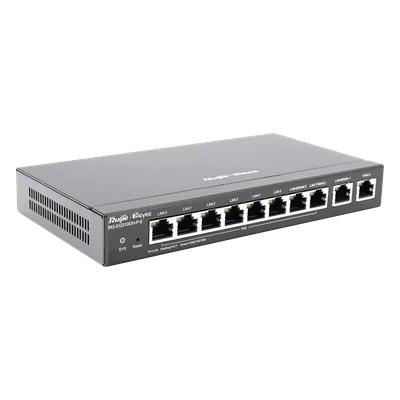 Router Balanceador SD-WAN / 1.5 Gbps / 350 Usuarios / 8 Puertos Gigabit PoE+ 110W / 4 WAN / Gestión en Nube
