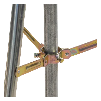 Kit de Montaje Trípode con Mástil / Acero Galvanizado / Altura Total 4.52 m (14.8 ft) / Capacidad 6 kg / Antenas Plato < 25 cm