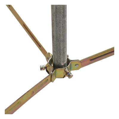 Kit de Montaje Trípode con Mástil / Acero Galvanizado / Altura Total 4.52 m (14.8 ft) / Capacidad 6 kg / Antenas Plato < 25 cm
