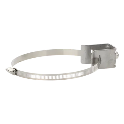 Adaptador de Separación y Sujeción / Orificio Roscado 3/8 in / Abrazadera 5 a 6 in / Acero Inoxidable 304 / Kit 10 Piezas