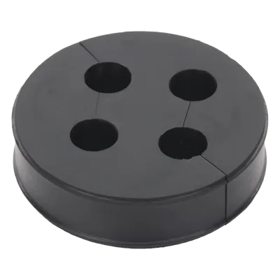 Inserto de Caucho para Placa Pasamuro / 4 Orificios / Cable 3/8 in / Diámetro Exterior 85 mm (3.34 in) / Grosor 25.4 mm (1 in) / EPDM