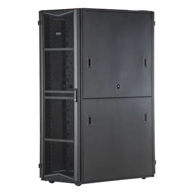 Gabinete para Centros de Datos / 45 UR / 800 mm (2.62 ft) Ancho / 1200 mm (3.94 ft) Profundidad / Acero / Negro
