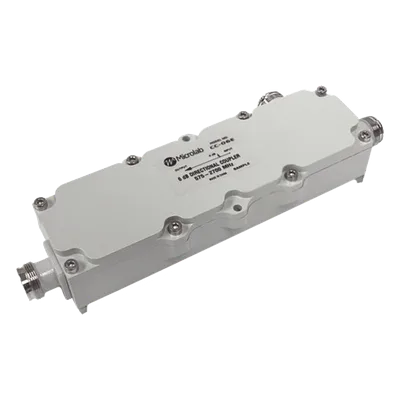 Acoplador direccional / 8dB / 575-2700MHz / 300W AVG / -161 dBc PIM / 4.3-10 IP67