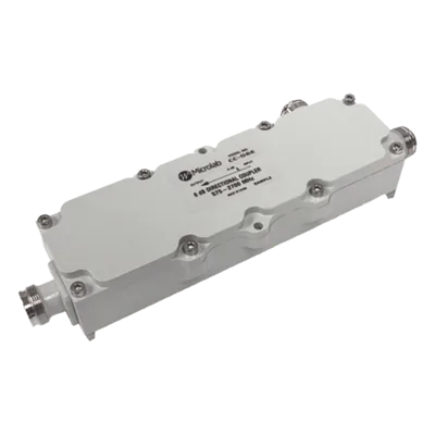 Acoplador direccional / 20 dB / 575-2700 MHz / 300 W / -161 dBc PIM / 4.3-10 / IP67 / 1.89-8.86 pies