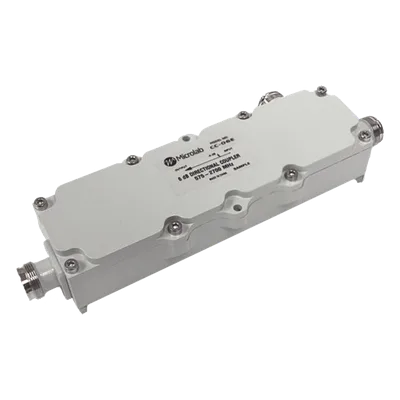 Acoplador direccional / 6 dB / 575-2700 MHz / 300 W / PIM -161 dBc / IP67 / Conector 4.3-10