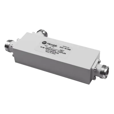 Acoplador direccional / 15dB / 617-5925MHz / 300W promedio / -161dBc PIM / 4.3-10 / IP67 / 1kW pico