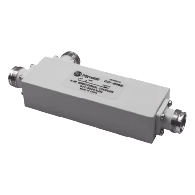 Acoplador direccional / 6dB / 617-5925MHz / 300W / -161dBc PIM / 4.3-10 / IP67 / 20dB directividad