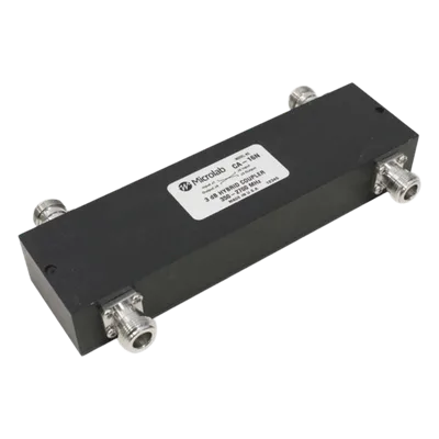 Acoplador híbrido 2x2 / 350-2700 MHz / 200W / -161 dBc PIM / Conectores 4.3-10 IP65 / VSWR 1.20:1