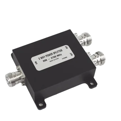 Divisor de Potencia / 2 Vías / 694-2700 MHz / 50W / PIM -154 dBc / IP67 / 2.28-8.86 pies