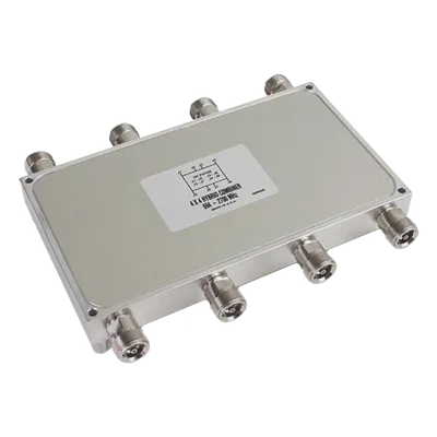 Combinador híbrido / 4x4 / 694-2700 MHz / 150 W / -161 dBc PIM / IP64 / Conectores 4.3-10