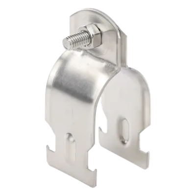 Abrazadera Tipo Strut / Acero Inoxidable 304 / Tubo 33.5 mm / Incluye Tornillo M6 / ISO 9001:2015