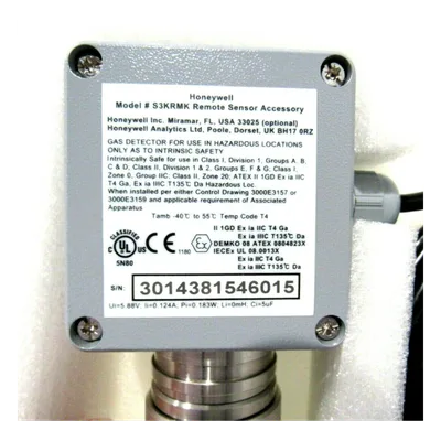 Kit de Montaje Remoto para Sensores EC / Hasta 15 m (49 pies) / Compatible XNX y Serie 3000 / Certificación ATEX, UL, cUL
