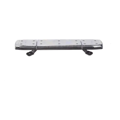 Mini Barra de Luces LED / 144 LED / Dual Color Ámbar/Blanco / 24 Pulgadas / Lente Transparente / Montaje Magnético y Permanente / IP69K / SAE Clase I