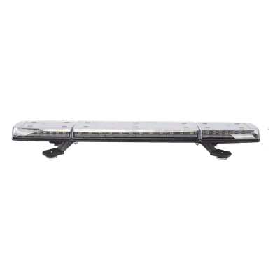 Mini Barra de Luces LED / 144 LED / Dual Color Ámbar/Blanco / 24 Pulgadas / Lente Transparente / Montaje Magnético y Permanente / IP69K / SAE Clase I