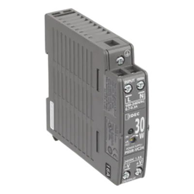 Fuente de Alimentación Conmutada / 24 VDC 30 W / Entrada Universal 100-240 VCA / Riel DIN 22.5 mm / -25 a 75 °C