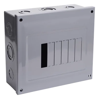 Centro de Carga para Sobreponer / 06 Polos / 60 A / 1 Fase 3 Hilos / 120/240 V AC / 50/60 Hz / 10 kA / 8.0 × 7.3 × 2.95 in