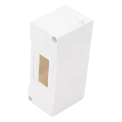 Caja de Distribución / IP20 / 2 Módulos / Montaje Sobreponer / Riel DIN / IK08 / -25°C a +45°C