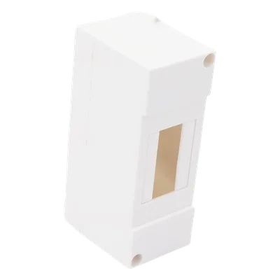 Caja de Distribución / IP20 / 2 Módulos / Montaje Sobreponer / Riel DIN / IK08 / -25°C a +45°C