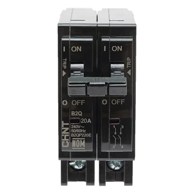 Interruptor Termomagnético Enchufable / 2 Polos / 60A / 240 VCA / Capacidad Interruptiva 10 kA / Rango -30 a 70 °C