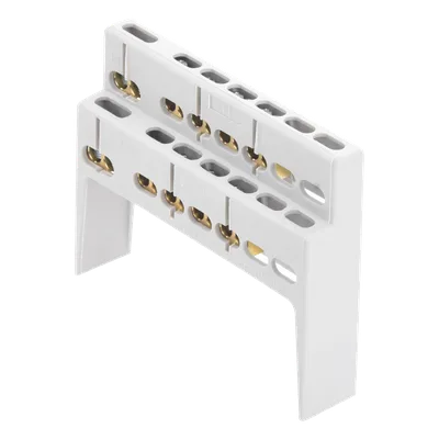 Soporte para Barra de Conexión / 8 Módulos / 8+2 Entradas / IP40 / 230/400V AC