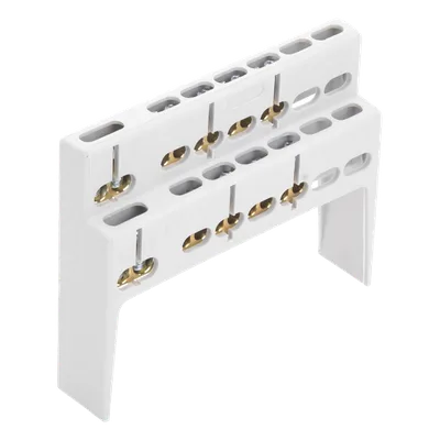 Soporte para Barra de Conexión / 8 Módulos / 8+2 Entradas / IP40 / 230/400V AC