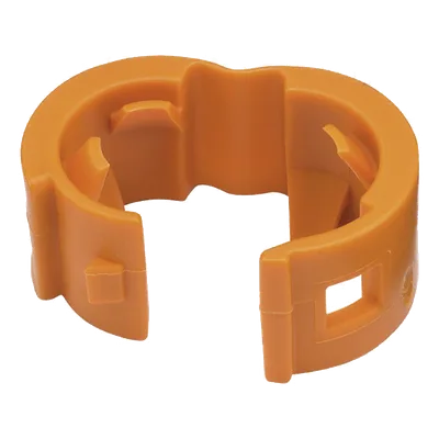 Kit de Clips de Identificación / 25 piezas / Diámetro 4.7-7.8 mm (0.19-0.31 in) / -10°C a 60°C / Naranja
