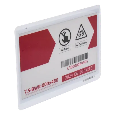 Etiqueta Electrónica de Tinta / 7.5 Pulgadas / Resolución 800x480 / Bluetooth 5.0 / EPD BWR/BWY/BW