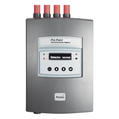 Detector de Humo por Aspiración / 2500 m² / SCD Óptico y CO / OLED / TCP/IP / EN 54-20
