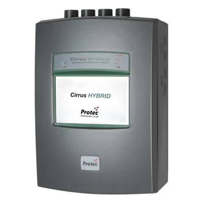 Detector de Humo por Aspiración / Híbrido CCD + EWSD / 4 Tubos 1 Zona / LCD Táctil 7" / Cobertura 2500 m² (8202.1 ft²) / IP30
