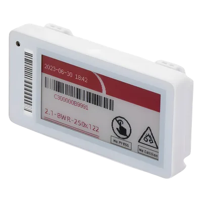Etiqueta Electrónica de Tinta / 2.13 Pulgadas / 250x122 píxeles / Bluetooth 5.0 / IPX5 / NFC Integrado