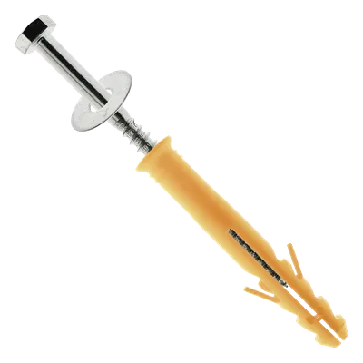 Tornillo para Tope Estacionamiento / Reductor de Velocidad / 12 cm (4 pulgadas) / Grosor 12 mm / Arandela y Taquete Plástico Incluidos