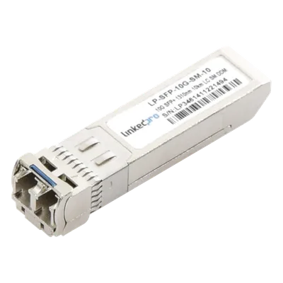 Transceptor Óptico SFP+ / 10 Gbps / Monomodo / 1310 nm / Alcance 10 km / LC/UPC Dúplex / DDM