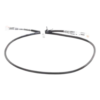 Cable de Parcheo Slim UTP / Cat6A / 0.5 m (1.64 ft) / 28 AWG / Negro