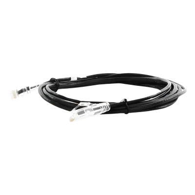 Cable de Parcheo Slim UTP Cat6A / 3 m (9.84 ft) / 28 AWG / 10 Gbps / RJ45 Chapado en Oro