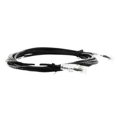 Cable de Parcheo Slim UTP Cat6A / 3 m (9.84 ft) / 28 AWG / 10 Gbps / RJ45 Chapado en Oro