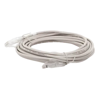 Cable de Parcheo UTP Cat6A / Slim 28 AWG / 7 m (23 ft) / RJ45 8(8) / 100 Ohm / Sin Blindaje