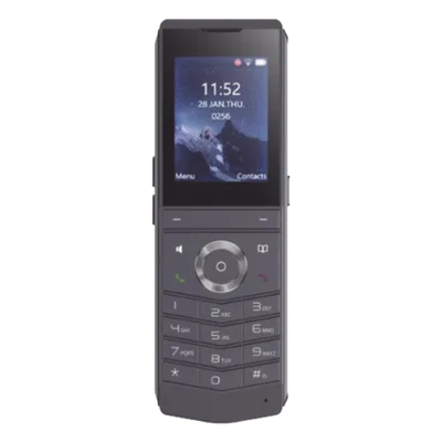 Teléfono IP Wi-Fi Portátil / Wi-Fi 6 Dual Banda / IP67 / Bluetooth 5.0 / Batería 1900 mAh / Pantalla 2.4''