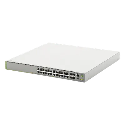 Switch L3 Apilable / 20x 1G PoE+ / 4x MultiGigabit 2.5G/5G PoE+ / 4x SFP+ 10G / 370W PoE / Stack 4 Unidades