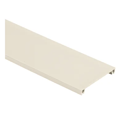 Cubierta para canaleta / PVC rígido UL94V-0 / 70.1 x 9.1 mm / 6 pies (1800 mm) / Blanco mate