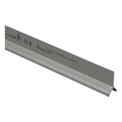 Divisor para uso con canaletas T70, Material PVC Rígido, 2.4 m de Largo, Color Gris Internacional