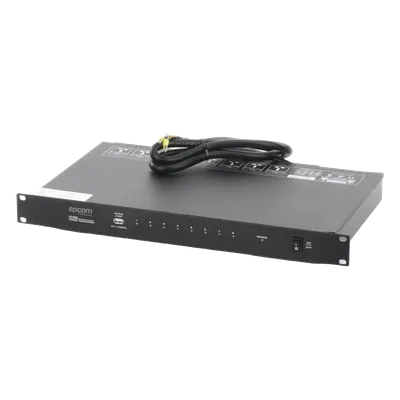 Secuenciador de Potencia / 8 Canales / Retraso 1 s / 6000 W Total / 10 A por Canal / Activación Remota 24 VCD / Rack 19" (1.7 ft)