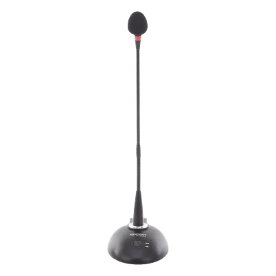 Micrófono de Escritorio Cuello de Ganso / Condensador Cardioide / Phantom +48V / Salida XLR Balanceada / Cable 8 m (26.2 ft)
